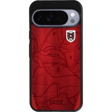 Coque Google Pixel 10 Pro XL - Silicone rigide noir Maillot de football Autriche personnalisable