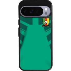 Google Pixel 10 Pro XL Case Hülle - Silikon schwarz Kamerun 2022 personalisierbares Fussballtrikot