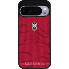 Google Pixel 10 Pro XL Case Hülle - Silikon schwarz Südkorea 2026 personalisierbares Fussballtrikot