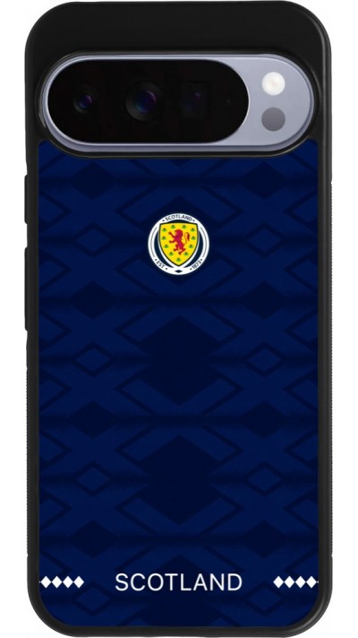 Google Pixel 10 Pro XL Case Hülle - Silikon schwarz Schottland 2026 personalisierbares Fussballtrikot