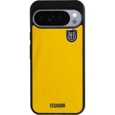 Coque Google Pixel 10 Pro XL - Silicone rigide noir Maillot de football Equateur 2022