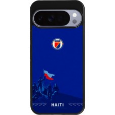 Google Pixel 10 Pro XL Case Hülle - Silikon schwarz Haiti 2026 personalisierbares Fussballtrikot