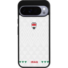 Google Pixel 10 Pro XL Case Hülle - Silikon schwarz Irak 2026 personalisierbares Fussballtrikot
