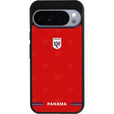 Google Pixel 10 Pro XL Case Hülle - Silikon schwarz Panama 2026 personalisierbares Fussballtrikot