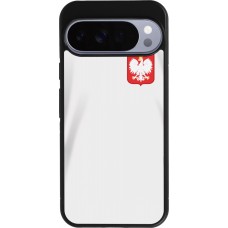 Coque Google Pixel 10 Pro XL - Silicone rigide noir Maillot de football Pologne 2022 personnalisable