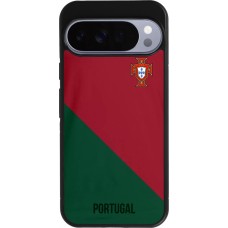 Coque Google Pixel 10 Pro XL - Silicone rigide noir Maillot de football Portugal 2022
