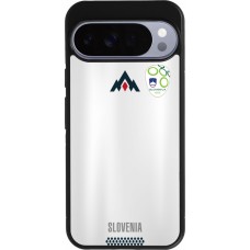 Coque Google Pixel 10 Pro XL - Silicone rigide noir Maillot de football Slovénie