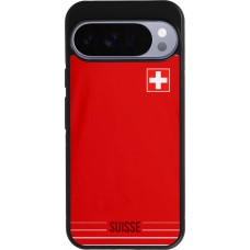 Google Pixel 10 Pro XL Case Hülle - Silikon schwarz Football shirt Switzerland 2022