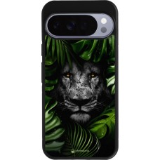 Google Pixel 10 Pro XL Case Hülle - Silikon schwarz Forest Lion