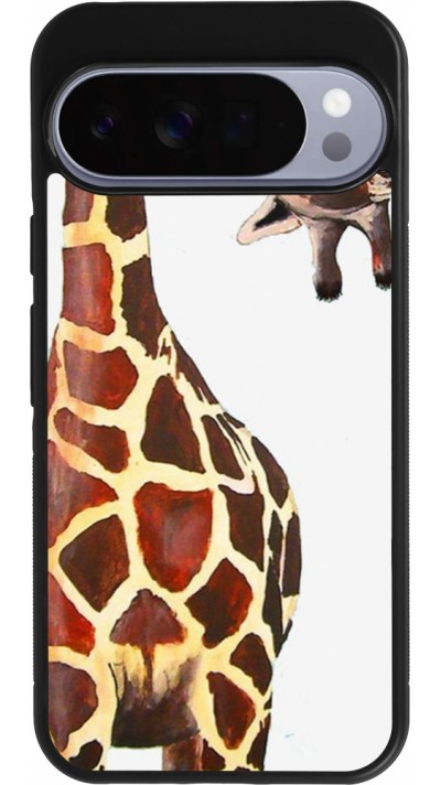 Google Pixel 10 Pro XL Case Hülle - Silikon schwarz Giraffe Fit