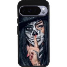 Coque Google Pixel 10 Pro XL - Silicone rigide noir Halloween 18 19