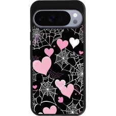 Google Pixel 10 Pro XL Case Hülle - Silikon schwarz Halloween 2024 girly