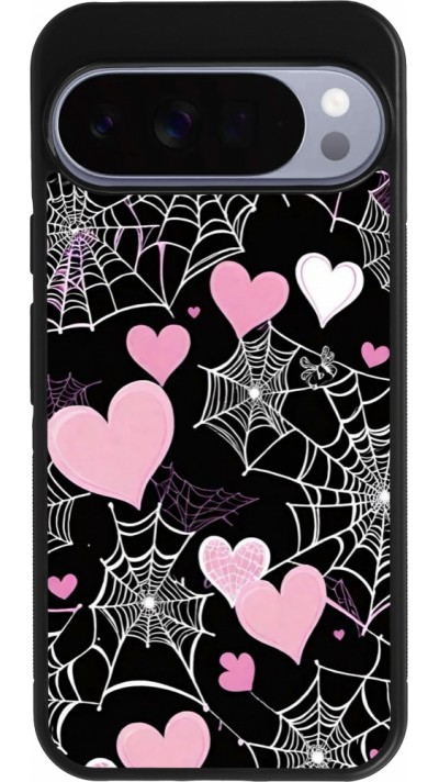 Google Pixel 10 Pro XL Case Hülle - Silikon schwarz Halloween 2024 girly