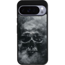 Google Pixel 10 Pro XL Case Hülle - Silikon schwarz Halloween 2024 smoky skull