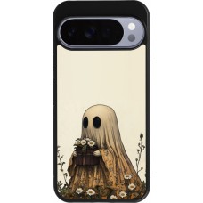 Google Pixel 10 Pro XL Case Hülle - Silikon schwarz Halloween 2025 Ghost gardener