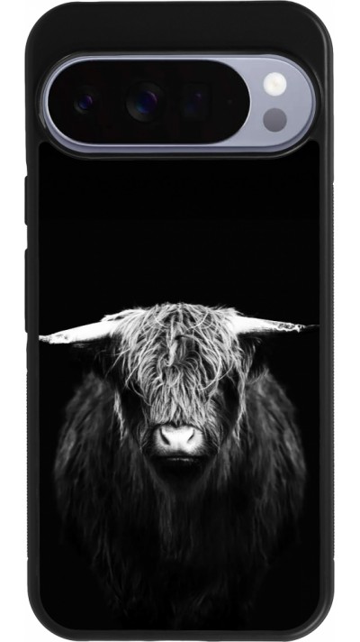 Google Pixel 10 Pro XL Case Hülle - Silikon schwarz Highland calf black