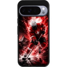 Coque Google Pixel 10 Pro XL - Silicone rigide noir Hockey World Championship Player