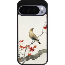Google Pixel 10 Pro XL Case Hülle - Silikon schwarz Japanese Bird