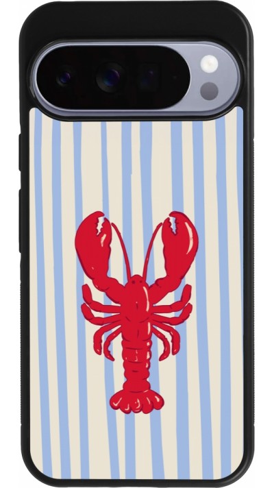 Coque Google Pixel 10 Pro XL - Silicone rigide noir Red lobster 2026