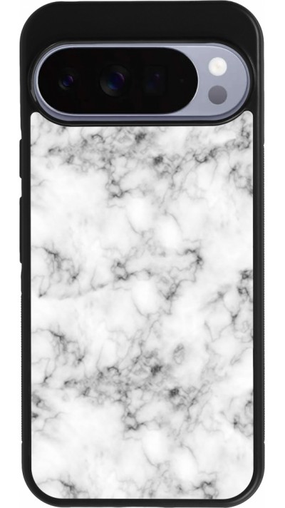Coque Google Pixel 10 Pro XL - Silicone rigide noir Marble 01
