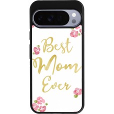 Coque Google Pixel 10 Pro XL - Silicone rigide noir Mom 2024 best Mom ever