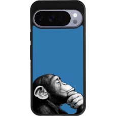 Coque Google Pixel 10 Pro XL - Silicone rigide noir Monkey Pop Art