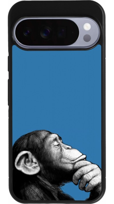 Coque Google Pixel 10 Pro XL - Silicone rigide noir Monkey Pop Art