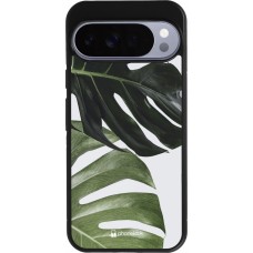 Coque Google Pixel 10 Pro XL - Silicone rigide noir Monstera Plant