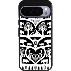 Coque Google Pixel 10 Pro XL - Silicone rigide noir Poya Suisse 2 noir