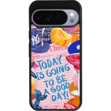 Coque Google Pixel 10 Pro XL - Silicone rigide noir Preppy Today is Going to be a good day