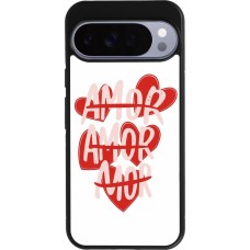 Coque Google Pixel 10 Pro XL - Silicone rigide noir Saint Valentines Day 26 Amor