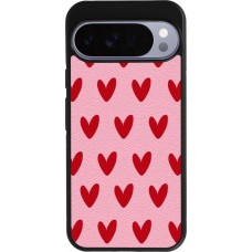 Google Pixel 10 Pro XL Case Hülle - Silikon schwarz Saint Valentines Day 26 Pattern heart