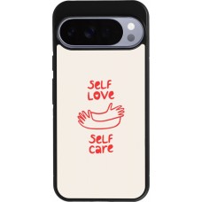 Coque Google Pixel 10 Pro XL - Silicone rigide noir Saint Valentines Day 26 Self love self care