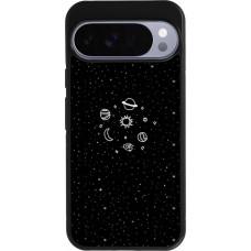 Coque Google Pixel 10 Pro XL - Silicone rigide noir Space Doodle