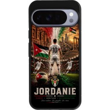 Google Pixel 10 Pro XL Case Hülle - Silikon schwarz Fussball Jordanien splash 2026
