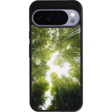 Coque Google Pixel 10 Pro XL - Silicone rigide noir Spring 23 forest blue sky