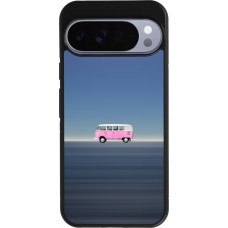 Coque Google Pixel 10 Pro XL - Silicone rigide noir Spring 23 pink bus