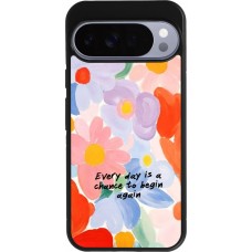 Coque Google Pixel 10 Pro XL - Silicone rigide noir Every day is a chance Spring 2026