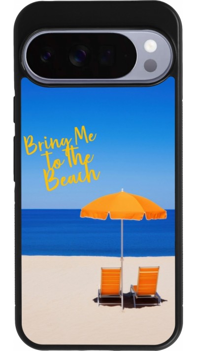 Coque Google Pixel 10 Pro XL - Silicone rigide noir Summer 2025 Bring me to the beach