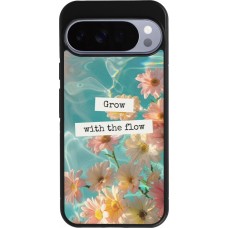 Google Pixel 10 Pro XL Case Hülle - Silikon schwarz Summer 2025 Grow with the flow