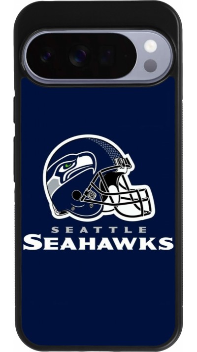 Coque Google Pixel 10 Pro XL - Silicone rigide noir Super Bowl 26 Seattle 3