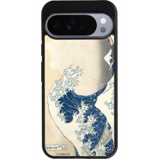 Google Pixel 10 Pro XL Case Hülle - Silikon schwarz Kunstbild - Die große Welle vor Kanagawa - Hokusai