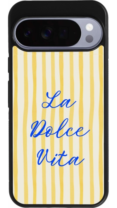 Coque Google Pixel 10 Pro XL - Silicone rigide noir The good life 2026