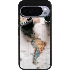 Coque Google Pixel 10 Pro XL - Silicone rigide noir Travel 01