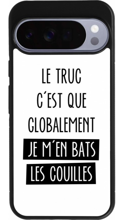 Google Pixel 10 Pro XL Case Hülle - Silikon schwarz Le truc globalement bats les couilles