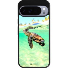 Coque Google Pixel 10 Pro XL - Silicone rigide noir Turtle Underwater
