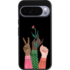 Coque Google Pixel 10 Pro XL - Silicone rigide noir Womens day 2026 2