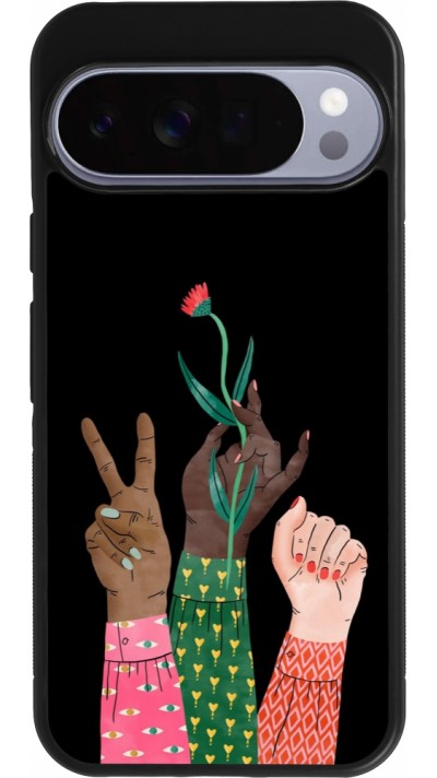 Coque Google Pixel 10 Pro XL - Silicone rigide noir Womens day 2026 2