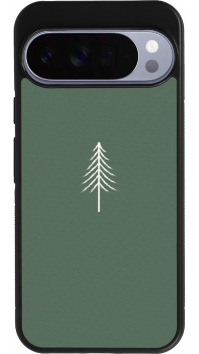 Google Pixel 10 Pro XL Case Hülle - Silikon schwarz Christmas 22 minimalist tree