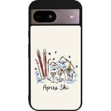 Coque Google Pixel 8a - Silicone rigide noir After the sky 2026
